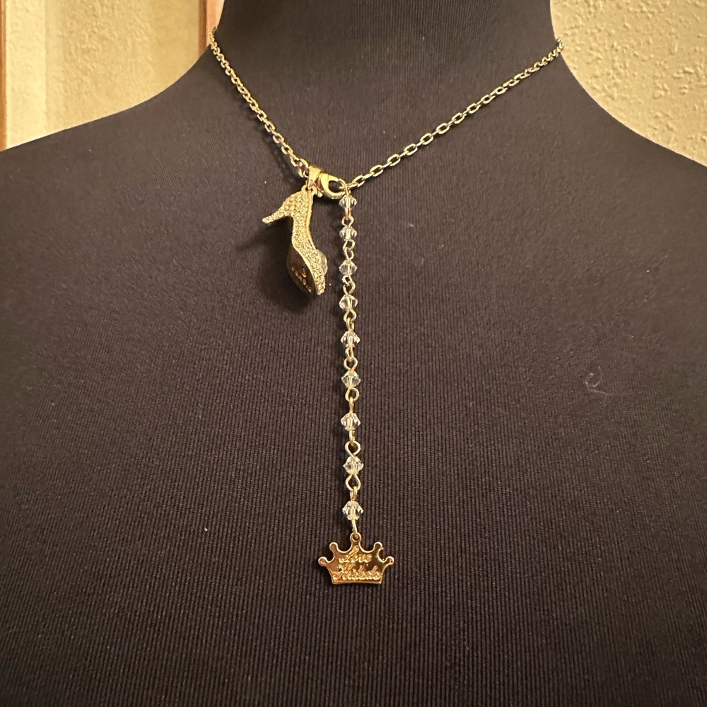 Vintage Disney Couture/ Kidada Cinderella’s Slipper Necklace